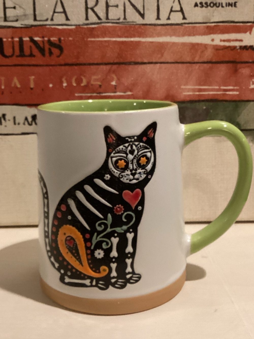 New Day of the Dead Halloween Cat Mug